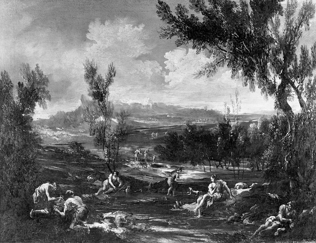 Paesaggio arcaico con figure - Art Institute of Chicago